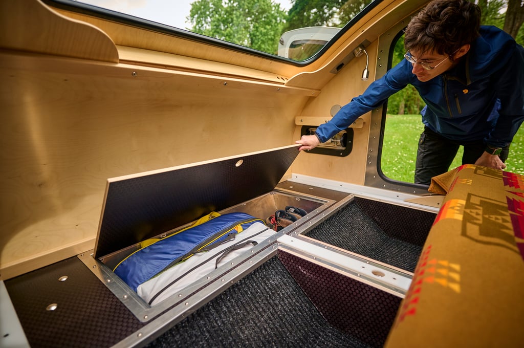 Front Storage Compartment With Lift-Off Lid - $375